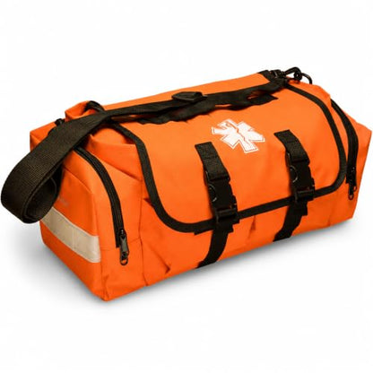 NOVAMEDIC Empty First Responder Bag, 15"x9"x8", Trauma First Aid Carries w/Multi Compartments for EMTs, Paramedics, Emergency and Medical Supplies Kit, Lightweight and Durable, Orange