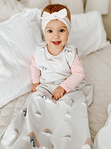 Woolino 4 Season Toddler Sleeping Bag, Merino Wool and Organic Cotton Toddler Sleep Sack, 2-4 Years, Rainbow - color: Rainbow