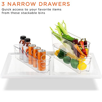 Sorbus Fridge Organizers and Storage Bins for Pantry & Fridge (8 Piece Set) - size: 8 Pack