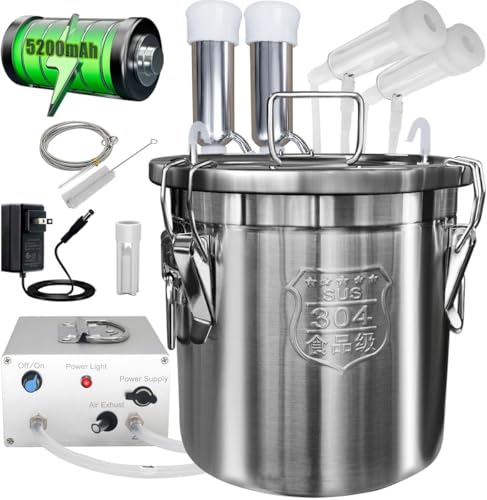 2in 1 Cow Milking Machine (12L, Pro Model) and Goat Milking Teat Cup (Tube Included)