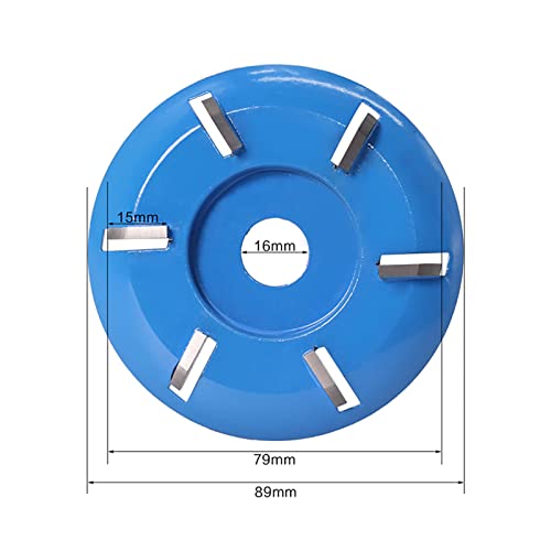 Arinda Goat Hoof Trimmers Tool - Professional Electric Hoof Trimming Disc, Metal Wood Carving Tools for Angle Grinder Attchments, Horses Cow Foot Repair (Blue 6 Teeth) - color: Blue 6 Teeth