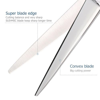 KINSARO Hair Cutting Scissors 6 inch 440c Professional Shears - size: 6 Inch