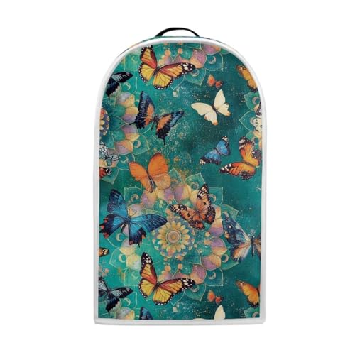 Blender Dust Cover Universal Small Appliance Covers Comfortable Stylish Stand Mixer Organizer for Kitchen Fashion Blender Cover Green Butterfly - color: Green Butterfly