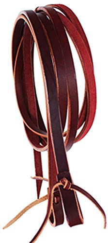 Horse Western English Leather Bitless Sidepull Bridle w/ Split Reins 77RS11 - color: Mahogany