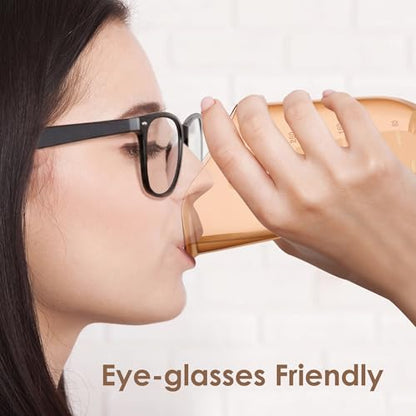 Maymom Nosey Cup 10oz (300mL) Cut-out Design for Easy Drinking without Head Tilt, Ideal for Dysphagia, Elder, Kids - size: 300mL