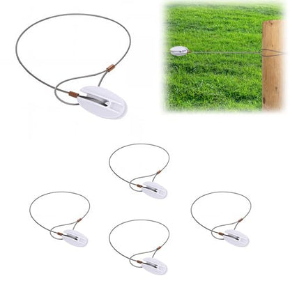 Electric Fence Corner insulators, End Post insulators for Fence 5pcs - size: 5 pcs