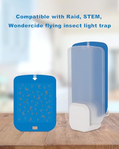Dichroma 8 Pack Refill Cartridges for Stem Blue Light Plug-in, Compatible with Raid Flying Insect Light Trap for Fly Bug Mosquito Gnat Indoor - style: 8 Pack