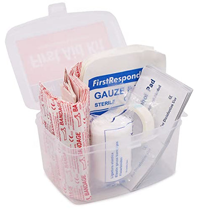 DMI 76-Piece First-Aid Kit, Portable All-Purpose Use for Minor Cuts and Scrapes, Durable Water-Resistant Case, Convenient and Portable for Travel - size: 76 Piece