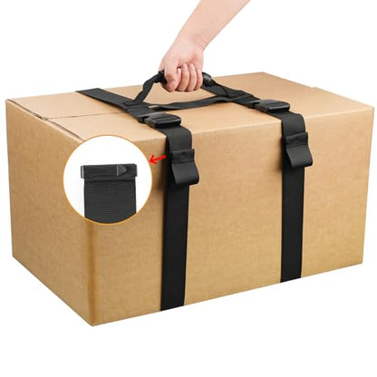 67 Inches Box Carrying Strap with Handle to Safely Move Heavy Boxes - size: 67 Inch