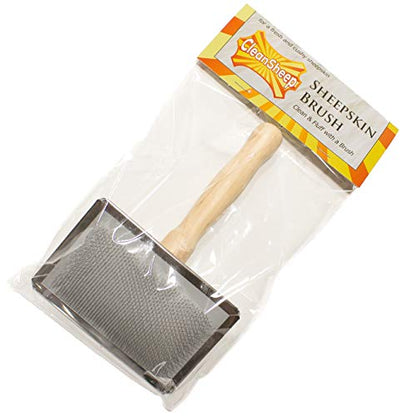 Sheepskin Cleaning Brush for Rugs & Throws, CleanSheep
