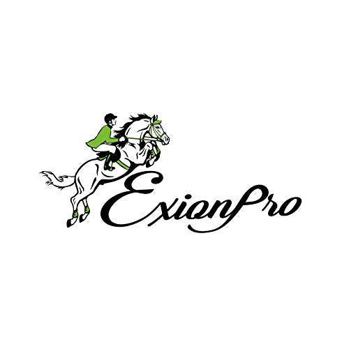 Exion Designer Stitched Padded Cushioned Horse Halter- Silver Hardware | Adjustable Chin and Throat Snap Halter | Replaceable Crownpiece Halter | Quick Release | Black, Havana Brown | Over, Full - color: Oak Brown (Reddish Brown), size: Warm Blood (Over S