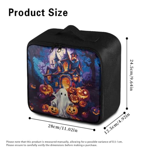 Halloween Ghost First Aid Bag Empty Family Doctor 1st Aid Bag Medical Travel Case First Responder Emergency Medicine Bags for Home Office Outdoors - color: Halloween Ghost