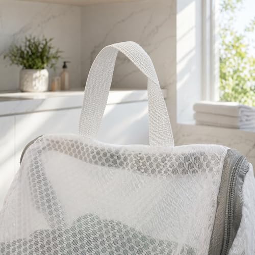 Mesh Laundry Bags 3-Pack for Delicates, Large/Medium/Small