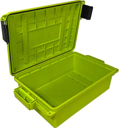 MTM Emergency Box Storage Case for Emergency Kits, First Aid, Survival Gear, Tools & Home Supplies, Emergency Essentials, Water Resistant O-Ring, Lockable & Durable, Made in USA - style: EB3