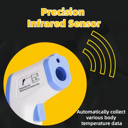 High Precision Infrared Veterinary Thermometer, Accurate Pet Thermometer Memory Animal Thermometer for Farm Livestock Household Pets
