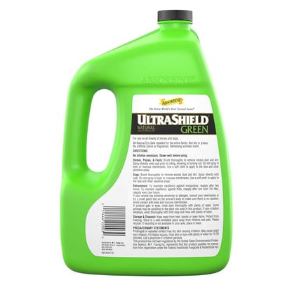 Absorbine UltraShield Green Natural Insect Repellent, 128 fl oz Gallon - size: 128 Fl Oz (Pack of 1)