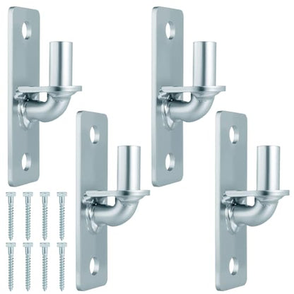 4 Pack Wall Mount Gate Hinges with 5/8" Pin Included Screws - size: 4 Pack