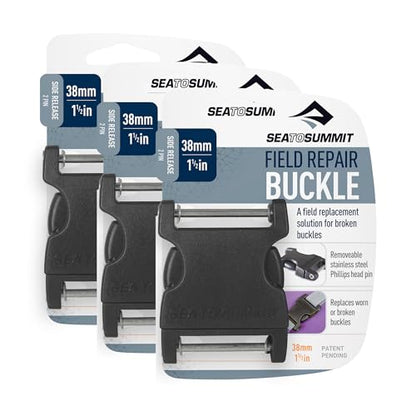 Sea to Summit Field Repair Buckle - Side Release, 2 Pin, 3-pack - style: 38mm / 1 1/2in