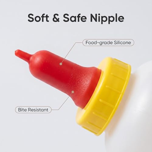 4 Pack 500ml Livestock Feeding Bottles