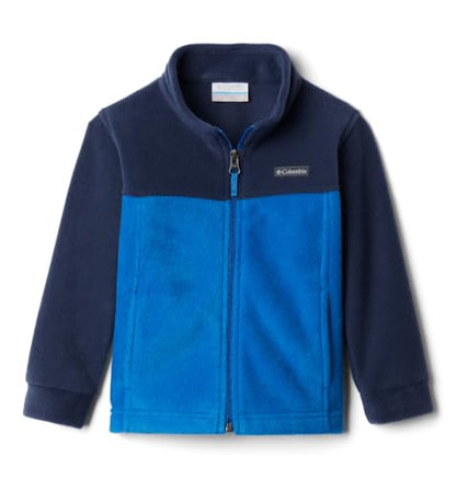 Columbia Youth Steens Mountain II Fleece Jacket - color: Bright Indigo/Collegiate Navy, size: 6-12 Months