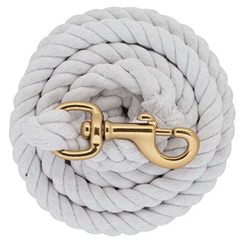 Weaver Leather Color Cotton Lead Rope with Brass Plated 225 Snap