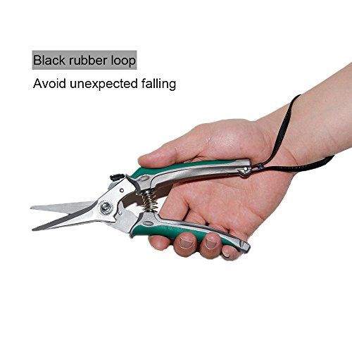 Goat and Horse Hoof Trimmer Floral Trimming Multipurpose Shears with Serrated Blades 8-Inch