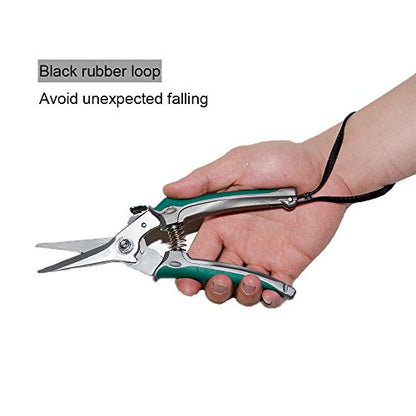 Goat and Horse Hoof Trimmer Floral Trimming Multipurpose Shears with Serrated Blades 8-Inch