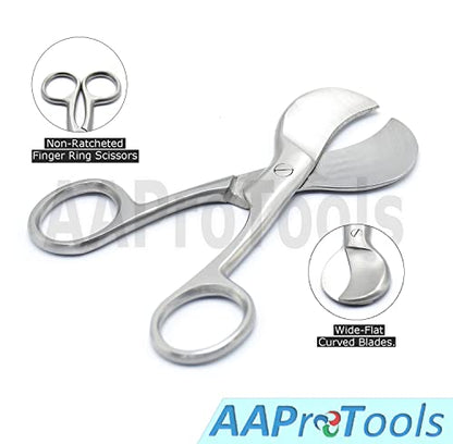 Umbilical Cord Scissors 4" (USA Pattern) For Veterinary Instruments