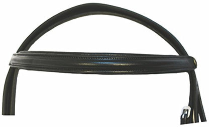 Henri de Rivel Pro Padded Dressage Bridle with Web Reins - color: Black, size: Cob