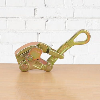 1 Pack 2T Cable Grip, 4409 lbs Wire Gripper, Wire Rope Tightener, Cable Pulling Tool, Carbon Steel Wire Stretcher with Swing Latch, Steel Cable Puller Tool for Wire Rope, Electricity, Industry - size: 1 Pack 2T Cable Grip