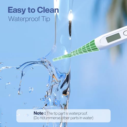 Boncare 10 Seconds Oral Thermometer for Adults and Kids, Dark Green - color: Dark Green
