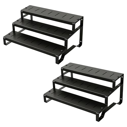 Expandable Can Organizer for Pantry,3-Tier Adjustable Metal Can Rack 2 Pack - size: 3 Tier*2