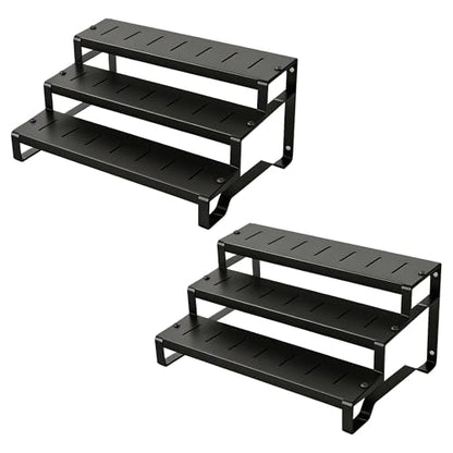 Expandable Can Organizer for Pantry,3-Tier Adjustable Metal Can Rack 2 Pack - size: 3 Tier*2