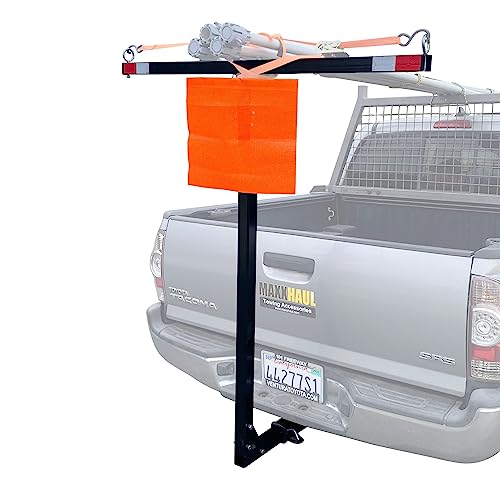 MaxxHaul 70229 Pick-Up Truck Bed Extender - 350 lb Capacity For Ladder, Rack, Canoe, Kayak, Long Pipes and Lumber , Black, 53.2 x 17.2 x 2.5 inches - size: 53.2 x 17.2 x 2.5 inches