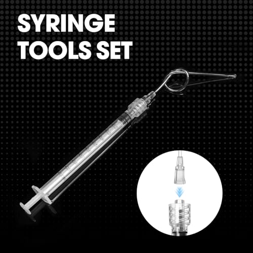 1ml Luer Lock Syringe with Cap and Soft Plastic Tube, Pack of 30 - size: 1ml - 2.0mm Tube