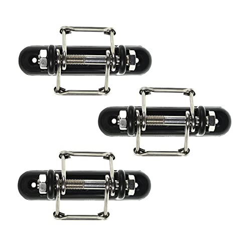 Electric Fence Tape Corner/Ends Insulator with Buckles, 3-Pack