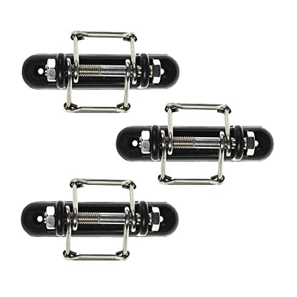 Electric Fence Tape Corner/Ends Insulator with Buckles, 3-Pack