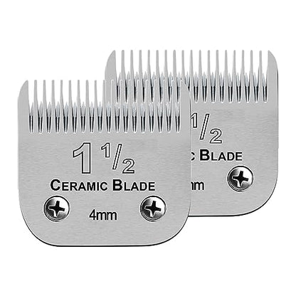 1-1/2 Replacement Blade compatible with Oster Classic 76/Andis dog Clipper - color: SIZE 1-1/2(PACK)