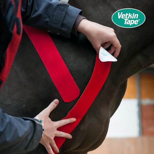 VETKIN Canine & Equine Kinesiology Tape Blue Veterinary Tape 2.4in - color: Blue
