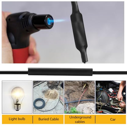 Relaxweex 2 Sets Underground Wire Splice Kit Suit for 14-8 Awg Wire - size: 14-8 Awg