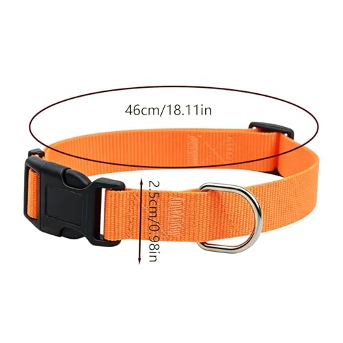 Collar for Goat Adjustable Sheep Positioning | Farm Animal Collar for Animal Lovers Breeders Farmers Ranchers Shepherd Ranch Farm Barn Backyard Open Range - color: Orange