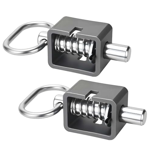 2 Pack Trailer Gate Latch, Heavy-Duty Weld-On 5/8" Spring Latch Assembly, Universal Spring Latch Lock - size: 2 Pack