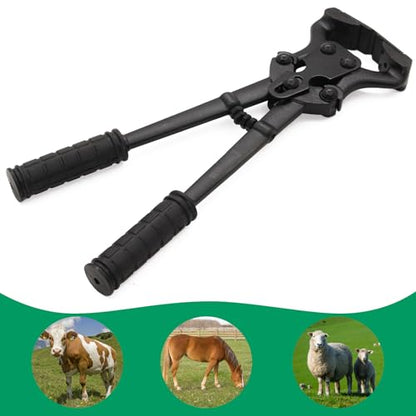 Stainless Steel Functional Cow Hoof Trimmer Pliers, Horse Hoof Nail Remover Tool, WearResistant Durable Hoof Nipper for Cattle Horses Goats Sheep Farm Livestock Veterinary Tool Equipmen (16.7in)