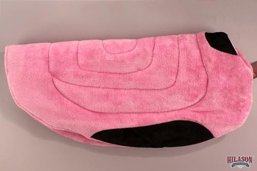 HILASON Western Endurance All Purpose Horse Fleece Saddle Pad - color: Pink