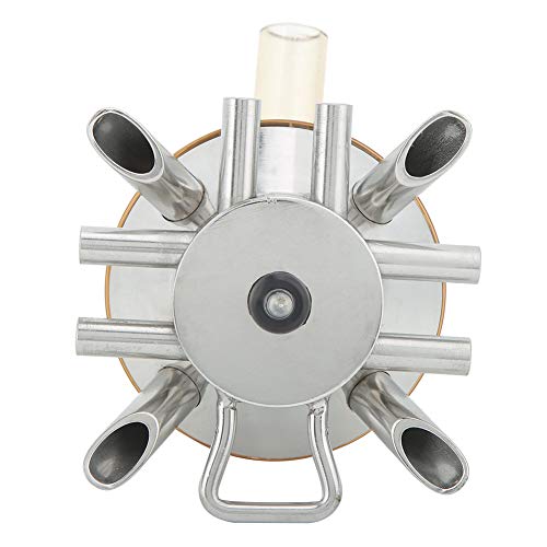 160cc Milking Claw, Stainless Steel Milk Collector Tool with Straight Buckle and Closed Valve, for Sheep and Cattle Milking Machine
