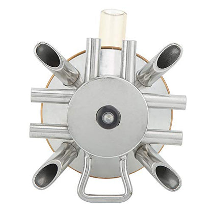 160cc Milking Claw, Stainless Steel Milk Collector Tool with Straight Buckle and Closed Valve, for Sheep and Cattle Milking Machine