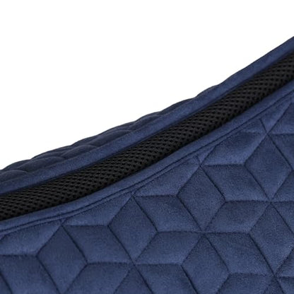 WeatherBeeta Suede Elite Air-Tec All Purpose Saddle Pad - color: Navy