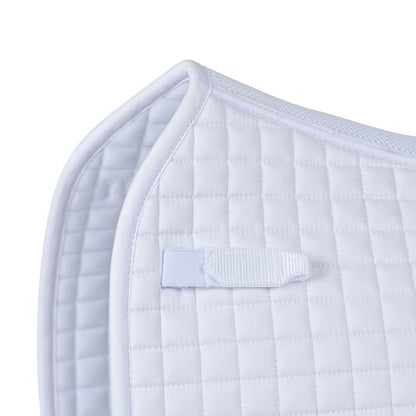 WeatherBeeta Prime Air-Tec Dressage Saddle Pad - color: White, size: Large