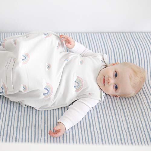 Woolino 4 Season Toddler Sleeping Bag, Merino Wool and Organic Cotton Toddler Sleep Sack, 2-4 Years, Rainbow - color: Rainbow