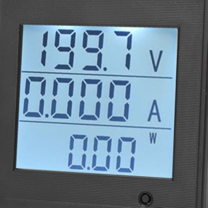 Voltmeter LCD Screen DC 6-200V 20A Power Monitor with Alarm Function Energy Meter for Voltage, Current, kWh Tracking Overload Protection(Z3-20A)